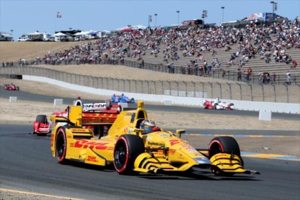 Hunter Reay IndyCar Sonoma 2015