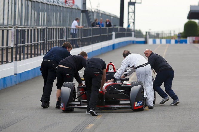 Jacques Villeneuve Venturi Test Donington 2015