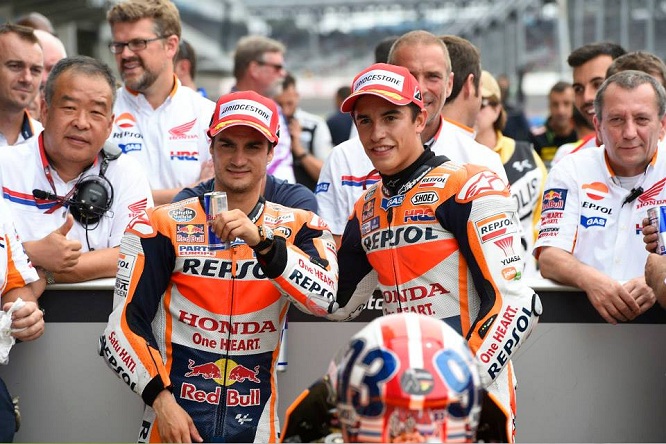 Pedrosa Marquez Honda Indianapolis 2015