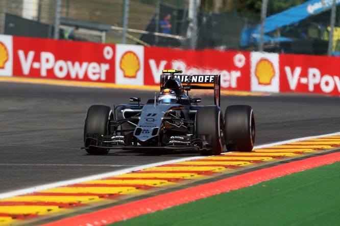 21.08.2015 - Free Practice 1, Sergio Perez (MEX) Sahara Force India F1 VJM08