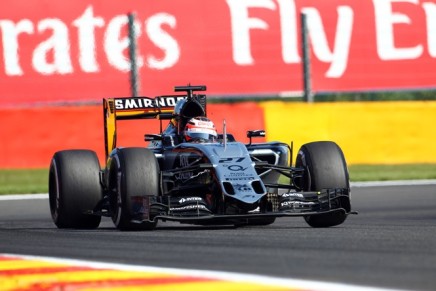 22.08.2015 - Free Practice 3, Nico Hulkenberg (GER) Sahara Force India F1 VJM08