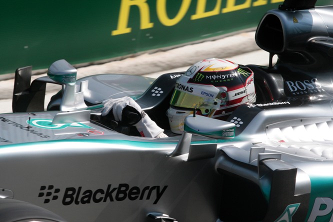 22.08.2015 - Qualifying, Lewis Hamilton (GBR) Mercedes AMG F1 W06