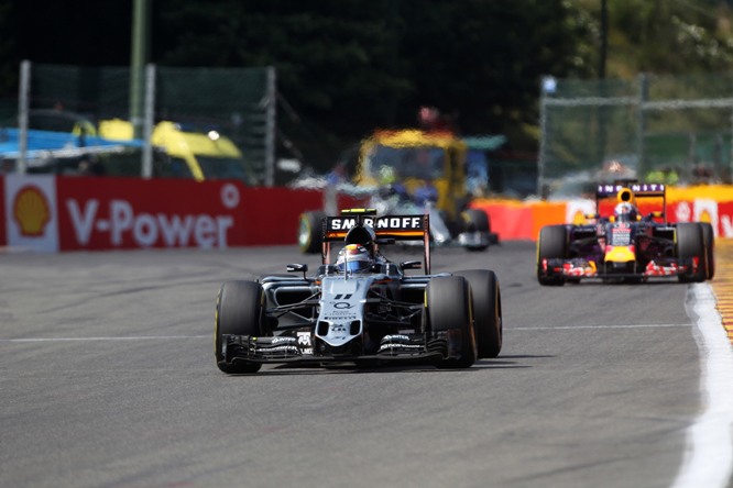 23.08.2015 - Race, Sergio Perez (MEX) Sahara Force India F1 VJM08