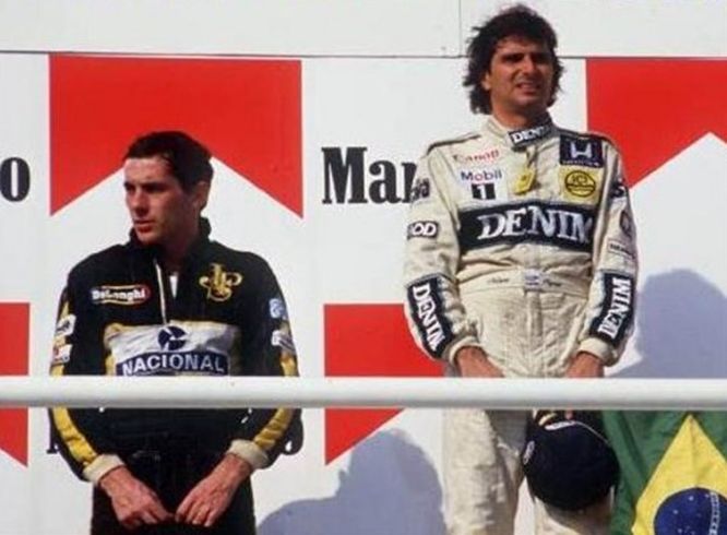 Piquet Senna Budapest 1986