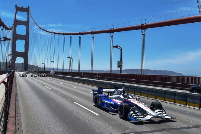 Indycar: Justin Wilson Tribute sul Golden Gate