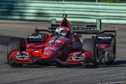 Graham Rahal test IndyCar Road America 2015