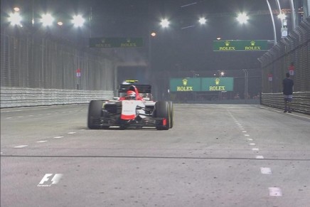 Invasore pista GP Singapore 2015