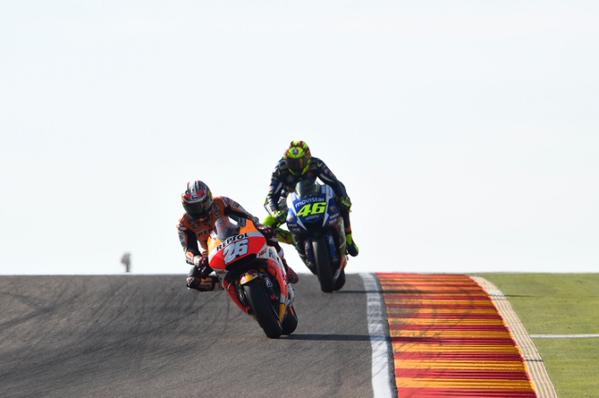 MotoGP Rossi e Pedrosa GP Aragon 2015