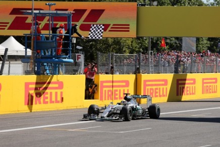 06.09.2015 - Race, 1st position Lewis Hamilton (GBR) Mercedes AMG F1 W06