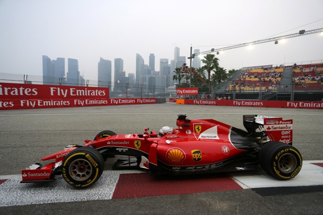 18.09.2015 - Free Practice 1, Sebastian Vettel (GER) Scuderia Ferrari SF15-T