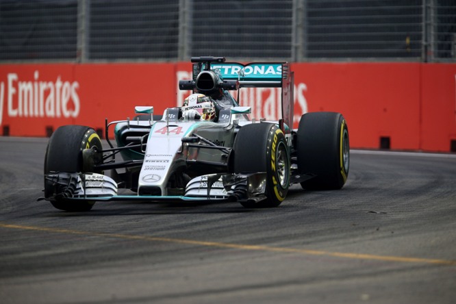 18.09.2015 - Free Practice 1, Lewis Hamilton (GBR) Mercedes AMG F1 W06