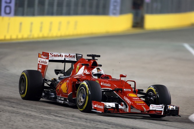 18.09.2015 - Free Practice 1, Sebastian Vettel (GER) Scuderia Ferrari SF15-T