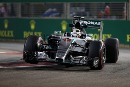18.09.2015 - Free Practice 2, Lewis Hamilton (GBR) Mercedes AMG F1 W06