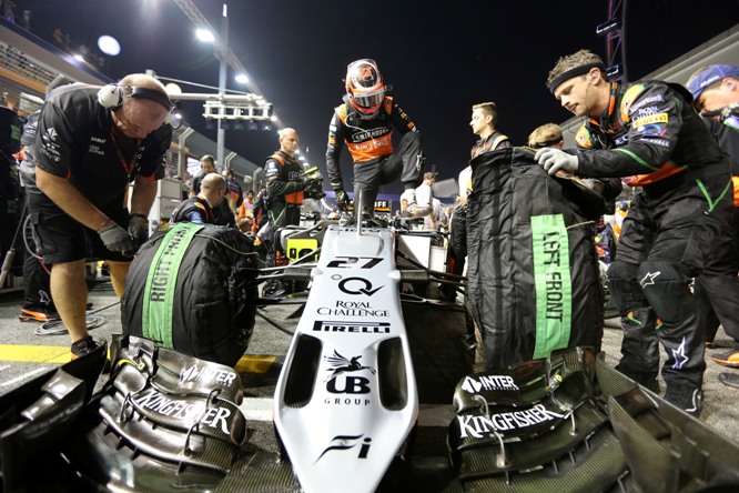 20.09.2015 - Race, Nico Hulkenberg (GER) Sahara Force India F1 VJM08