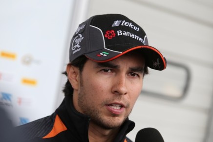 24.09.2015 - Sergio Perez (MEX) Sahara Force India F1 VJM08