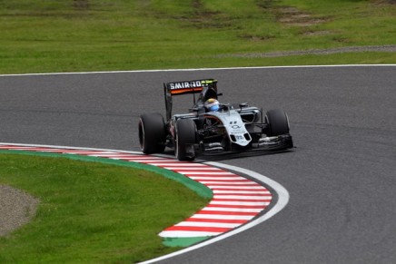 26.09.2015 - Free Practice 3, Sergio Perez (MEX) Sahara Force India F1 VJM08