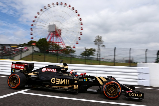 26.09.2015 - Free Practice 3, Romain Grosjean (FRA) Lotus F1 Team E23