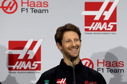 Romain Grosjean presentazione Team Haas