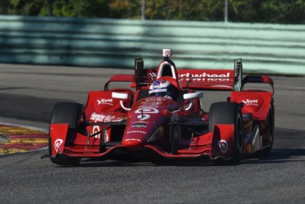 Scott Dixon test IndyCar Road America 2015