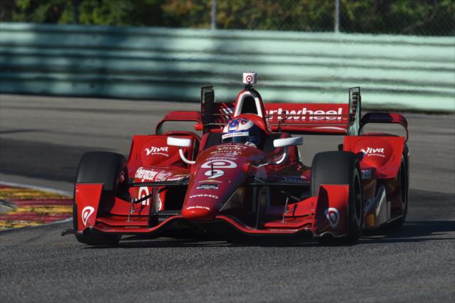 Scott Dixon test IndyCar Road America 2015