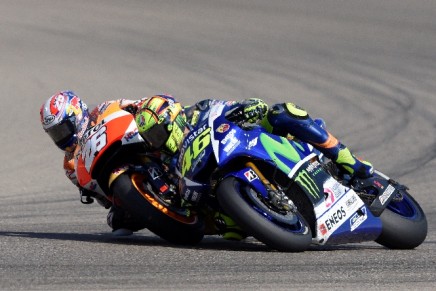 Sorpasso Pedrosa Rossi Aragon 2015