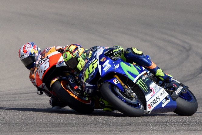 Sorpasso Pedrosa Rossi Aragon 2015