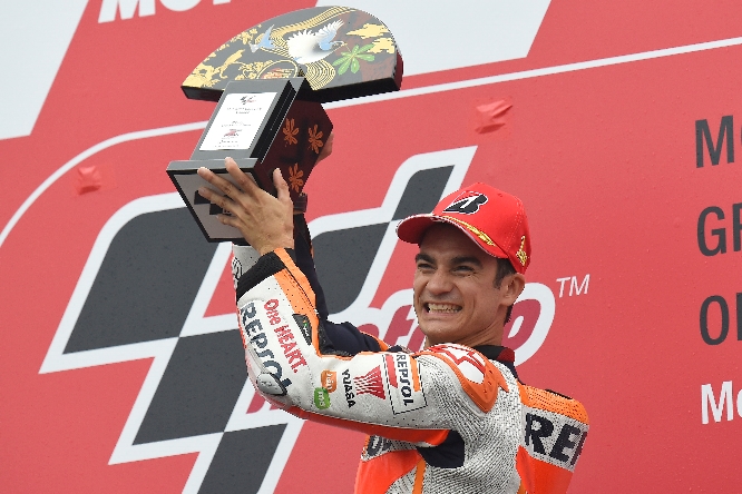 Dani Pedrosa Podio Motegi 2015