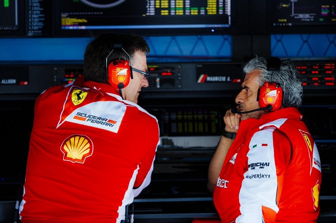 Ferrari Allison Arrivabene GP Russia 2015