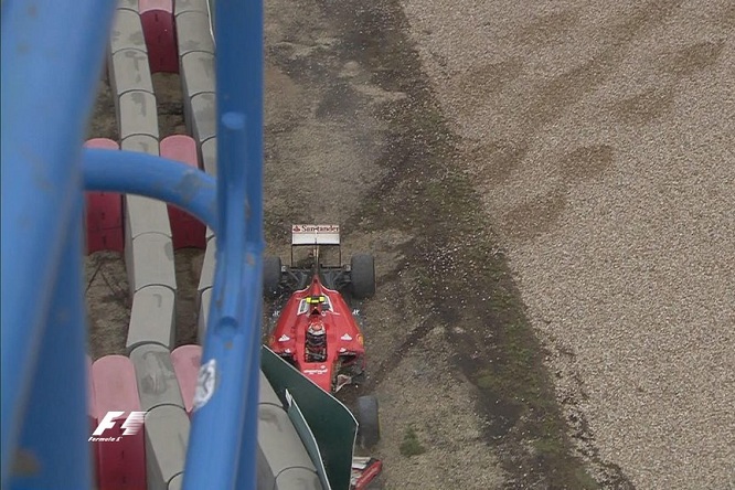 Incidente Ferrari Raikkonen Austin 2015 (1)