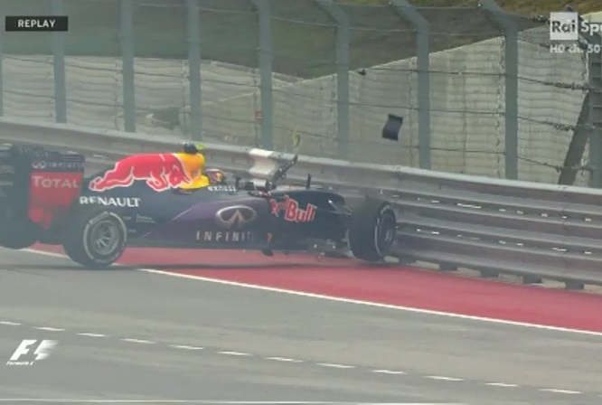 Incidente Kvyat Red Bull Austin 2015