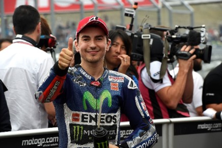 Jorge Lorenzo Pole Motegi 2015