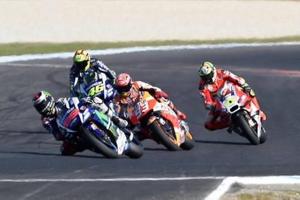 Lorenzo Rossi Iannone Marquez GP Australia Phillip Island 2015