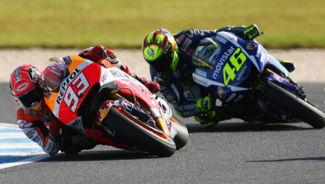 Marquez Rossi Phillip Island