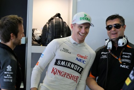 27.09.2015 - Race, Nico Hulkenberg (GER) Sahara Force India F1 VJM08