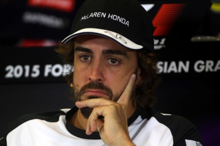 08.10.2015 - Press conference, Fernando Alonso (ESP) McLaren Honda MP4-30