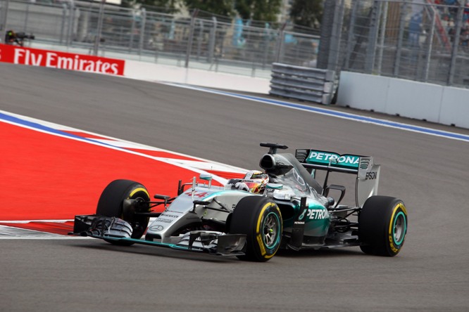 10.10.2015 -  Qualifying, Lewis Hamilton (GBR) Mercedes AMG F1 W06