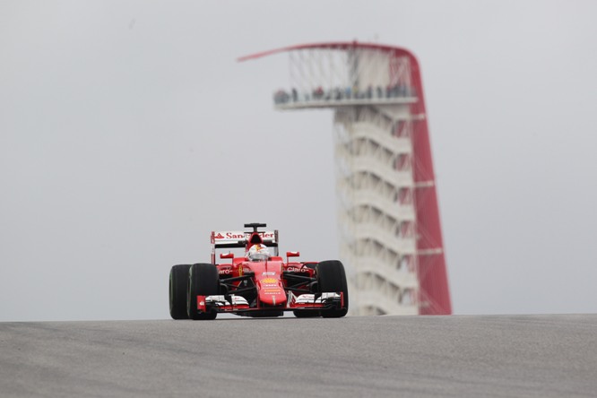 23.10.2015- free practice 1, Sebastian Vettel (GER) Scuderia Ferrari SF15-T