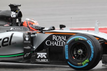 23.10.2015- free practice 1, Nico Hulkenberg (GER) Sahara Force India F1 VJM08