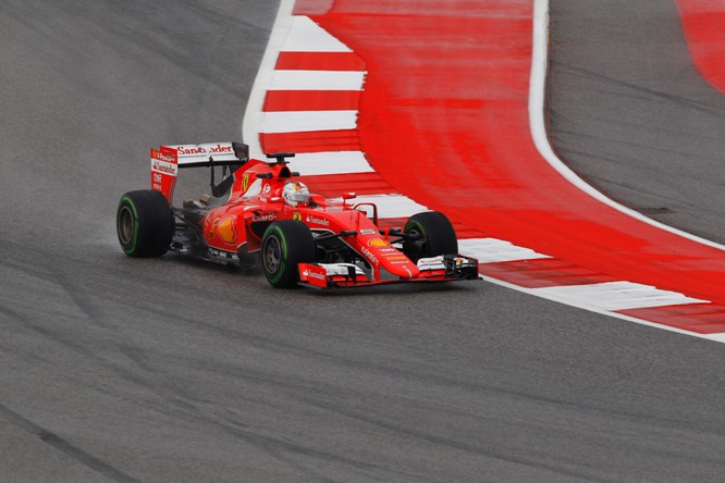 23.10.2015- free practice 1, Sebastian Vettel (GER) Scuderia Ferrari SF15-T