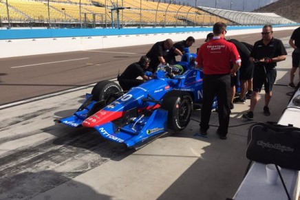 Tony Kanaan test IndyCar Phoenix 2015