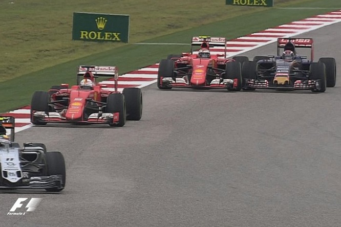 Vettel Raikkonen Verstappen Austin 2015