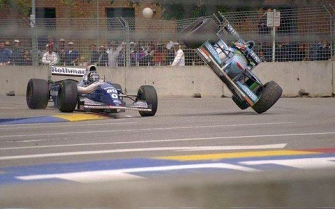 Damon Hill Michael Schumacher Adelaide 1994