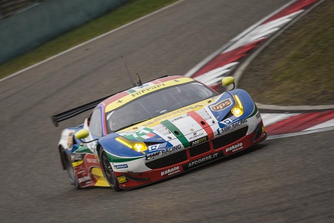 Davide Rigon Ferrari 458 WEC Shanghai 2015