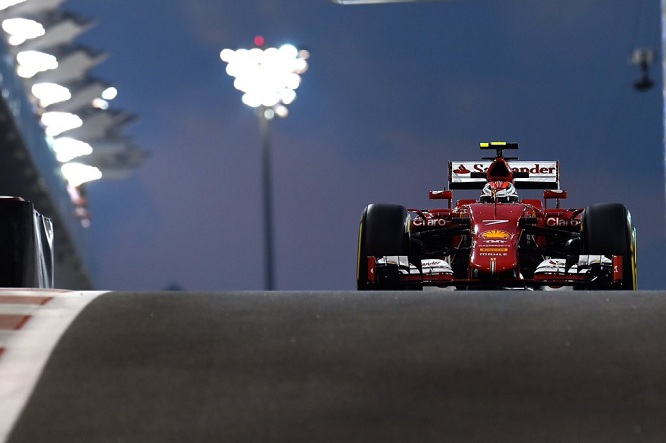 Ferrari Raikkonen Abu Dhabi 2015