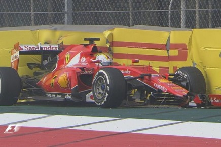 Ferrari Vettel ritiro Messico 2015