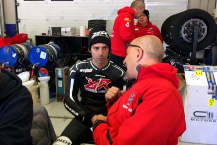 Marco Melandri test MV Agusta 2015