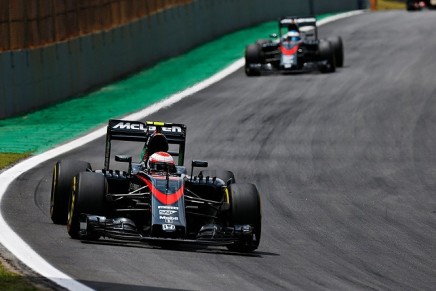 McLaren Honda Button Alonso Interlagos Brasile 2015