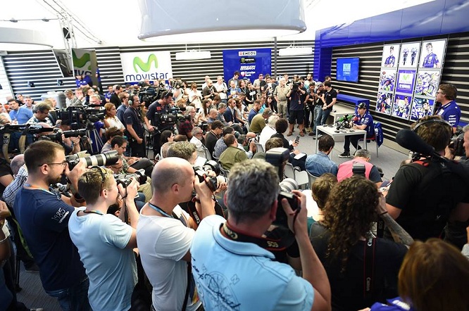 MotoGP Lorenzo Yamaha Conferenza Stampa Valencia 2015