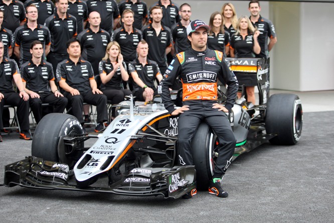 31.10.2015- Sergio Perez (MEX) Sahara Force India F1 VJM08