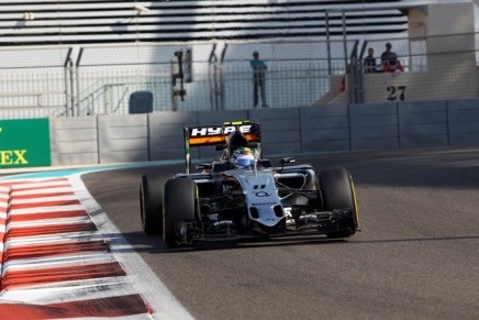 27.11.2015 - Free Practice 1, Sergio Perez (MEX) Sahara Force India F1 VJM08